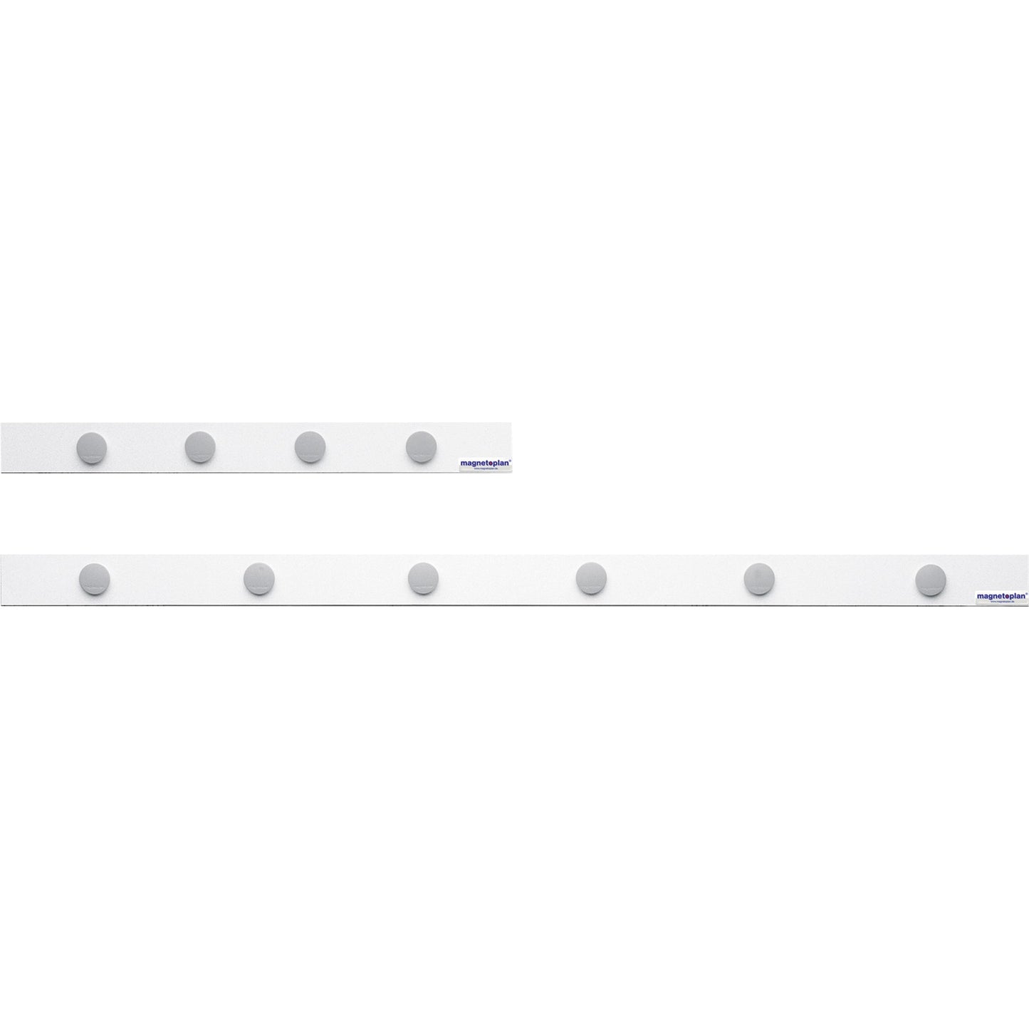 magnetoplan® Magnetleiste magnetowand 5 x 50 cm (B x L) Stahl, kunststoffbeschichtet weiß