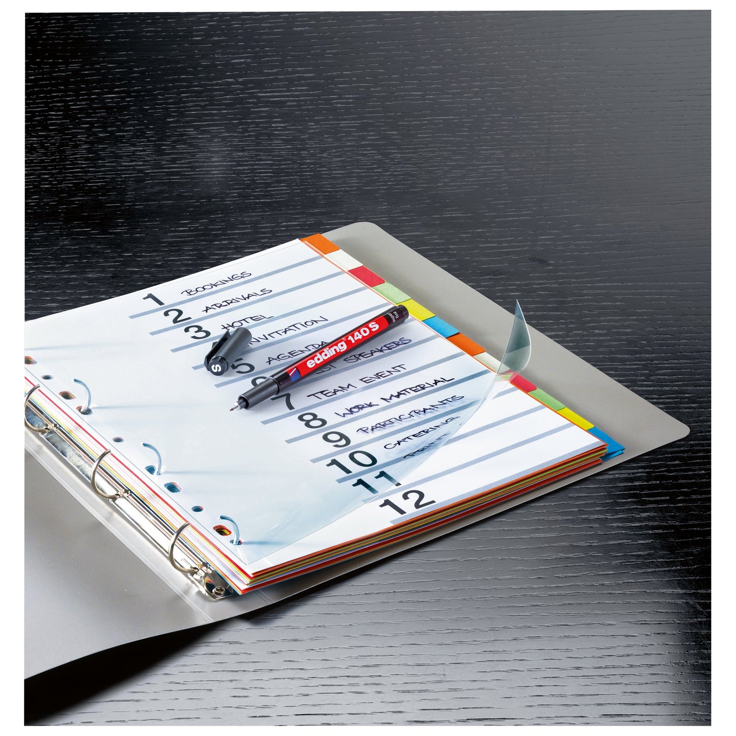 edding Folienstift 140 S 0,3mm rot nicht dokumentenecht