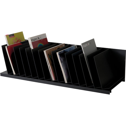 Paperflow Belegefach 85,7 x 22,5 x 31 cm (B x H x T) DIN A4 15 Fächer Polystyrol schwarz