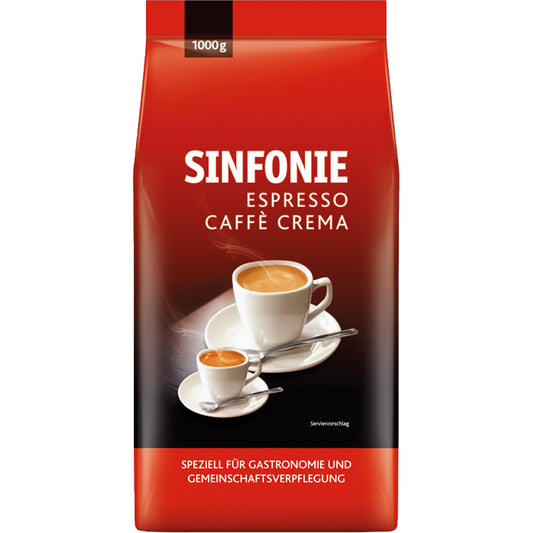 SINFONIE Espresso Caffè Crema ganze Bohne 1.000 g/Pack.