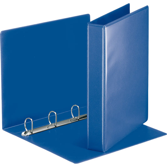 Esselte Präsentationsringbuch 51mm DIN A4 4 Ringe, D-Mechanik Graupappe blau
