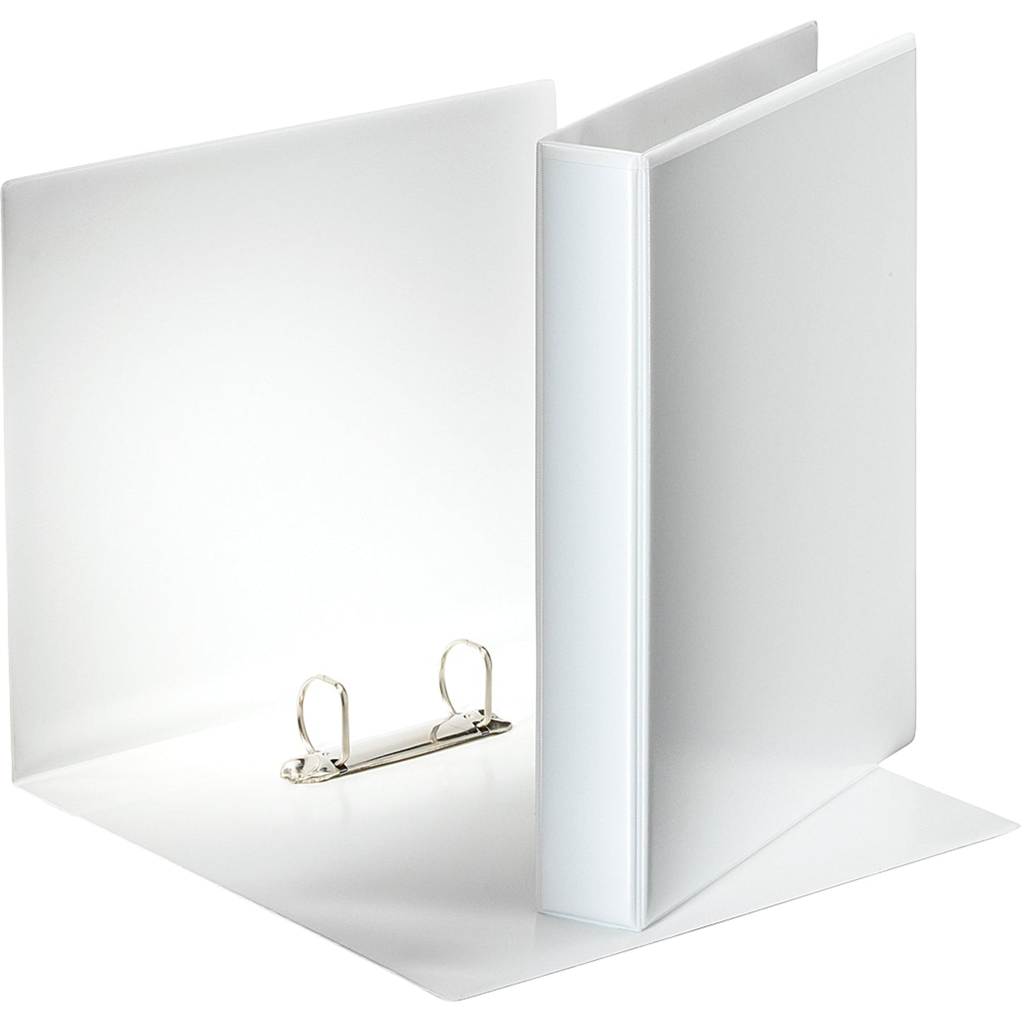 Esselte Präsentationsringbuch 51mm DIN A4 2 Ringe, D-Mechanik Graupappe weiß