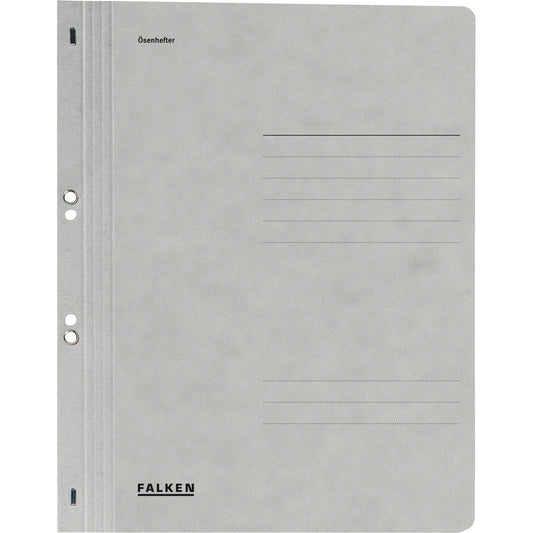 Falken Ösenhefter DIN A4 250g/m² Manilakarton, recycelt grau