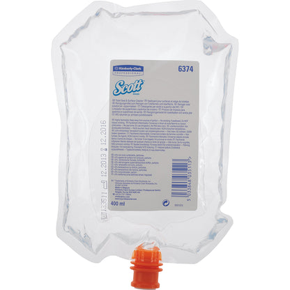 Scott® Flächendesinfektion KIMBERLY-CLARK PROFESSIONAL* Spender 7135 Toilettensitz nicht alkoholfrei nicht dermatologisch getestet 6,5 Spenderbeutel Kunststoff 0,4l