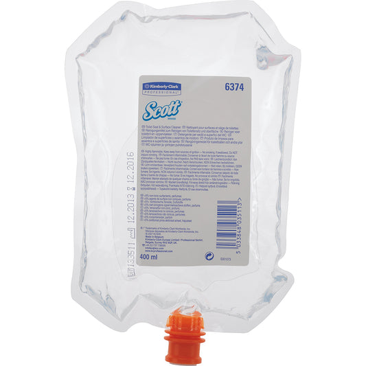 Scott® Flächendesinfektion KIMBERLY-CLARK PROFESSIONAL* Spender 7135 Toilettensitz nicht alkoholfrei nicht dermatologisch getestet 6,5 Spenderbeutel Kunststoff 0,4l