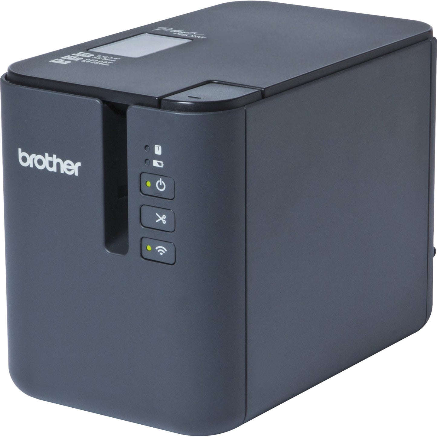 Brother Beschriftungsgerät PT-P950NW inkl. TZe Schriftbandkassette (36 mm x 8 m, schwarz auf weiß), Netzadapter, USB-Kabel