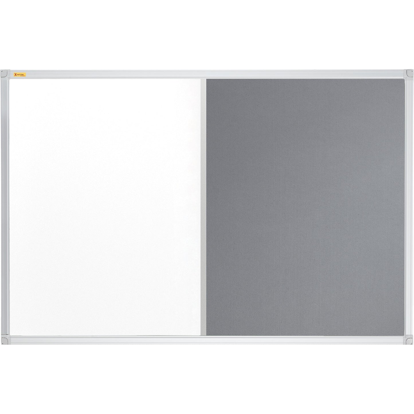 FRANKEN Multifunktionstafel X-tra!Line 90 x 60 cm (B x H) Stahl Material der Pinnfläche: Filz grau