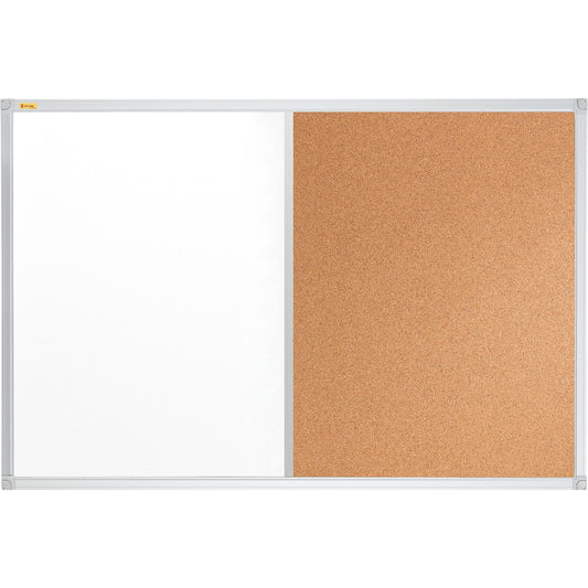 FRANKEN Multifunktionstafel X-tra!Line 120 x 90 cm (B x H) Stahl Material der Pinnfläche: Kork braun