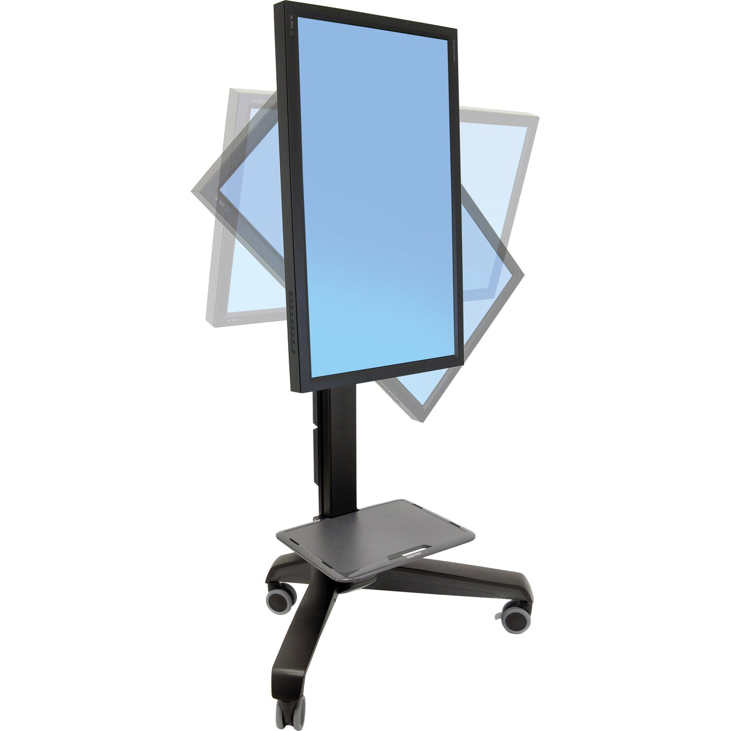 ERGOTRON Monitorständer Neo-Flex® Mobile MediaCenter 11,4-22,7kg höhenverstellbar schwarz