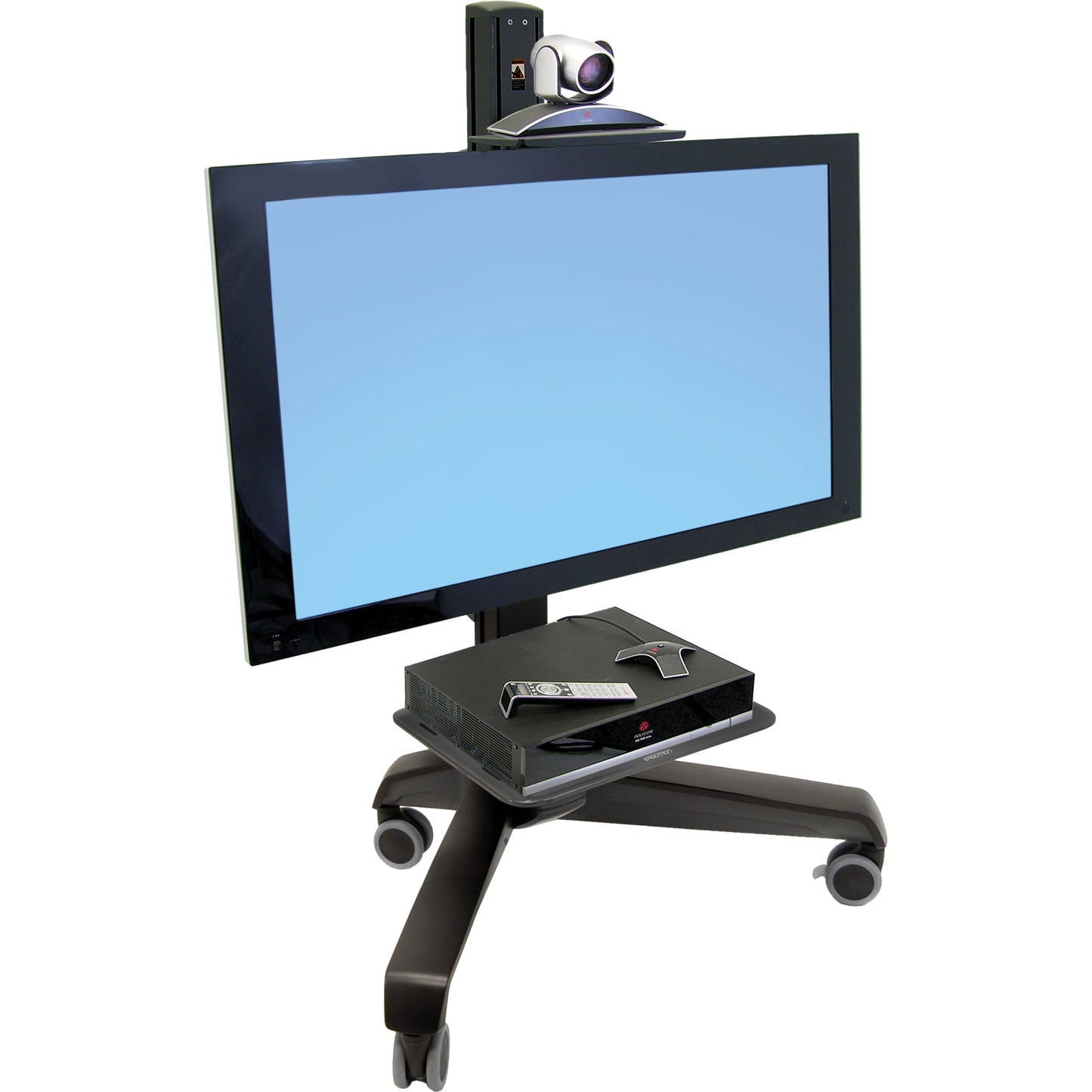 ERGOTRON Monitorständer Neo-Flex® Mobile MediaCenter 11,4-22,7kg höhenverstellbar schwarz