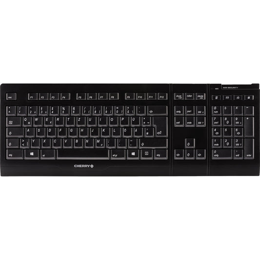 CHERRY Tastatur-Maus-Set B.Unlimited 3.0 QWERTZ Windows®, Mac universell USB-A 10m inkl. Akkus, USB-Funkempfänger, USB-Ladekabel schwarz