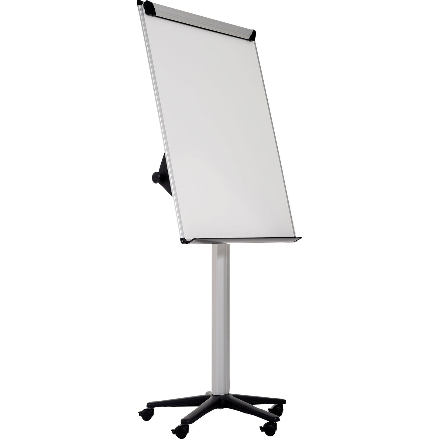 Bi-office Mobiles Flipchart Earth mit Ablageschale Sternfuß mit 5 Lenkrollen Stahl silber/schwarz