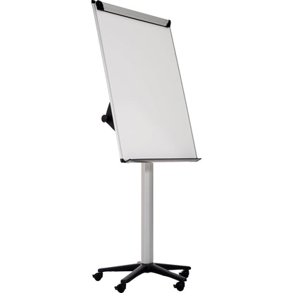 Bi-office Mobiles Flipchart Earth mit Ablageschale Sternfuß mit 5 Lenkrollen Stahl silber/schwarz