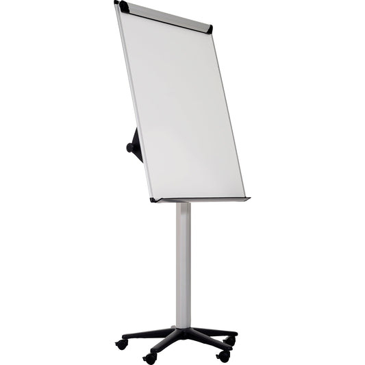 Bi-office Mobiles Flipchart Earth mit Ablageschale Sternfuß mit 5 Lenkrollen Stahl silber/schwarz