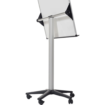 Bi-office Mobiles Flipchart Earth mit Ablageschale Sternfuß mit 5 Lenkrollen Stahl silber/schwarz