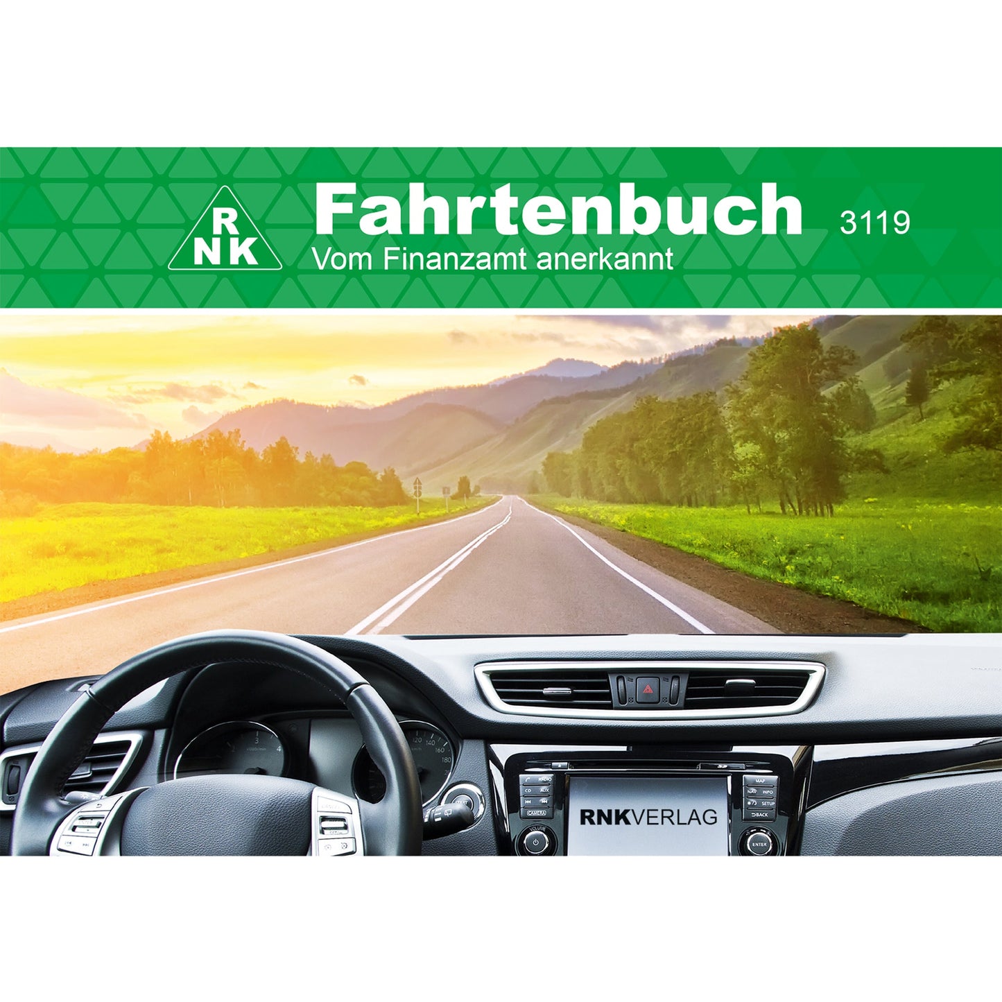 RNK Verlag Fahrtenbuch DIN A6 quer PKW 32 Bl.