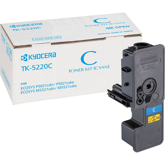 KYOCERA Toner Originalzubehör TK-5220C ca. 1.200 Seiten cyan