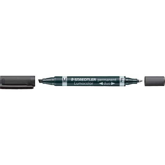 STAEDTLER® Permanentmarker Lumocolor® Duo 348 B 0,6 und 1,5-4mm schwarz