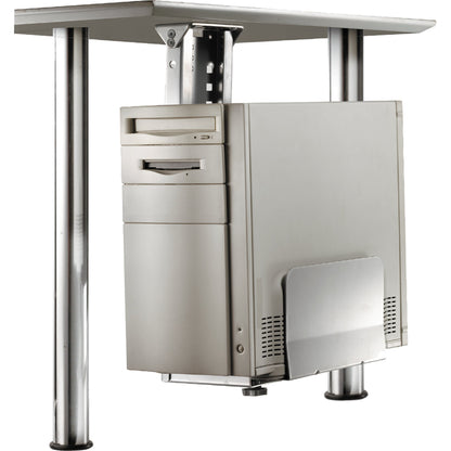 ROLINE PC-Halter 13,4-23,4 x 39-54 x 24 cm (B x H x T) 30kg Stahl silber