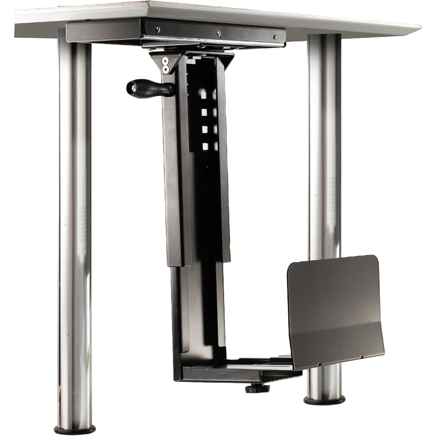 ROLINE PC-Halter 13,4-23,4 x 39-54 x 24 cm (B x H x T) 30kg Stahl silber