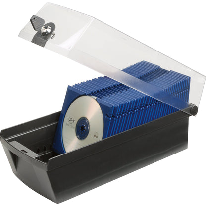 HAN CD/DVD Box MÄX 60 16,8 x 15 x 36,5 cm (B x H x T) Polystyrol schwarz