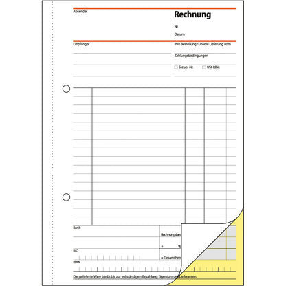 SIGEL Rechnungsblock SD 031 DIN A5 selbstdurchschreibend 1 Durchschlag 2 x 40 Bl.