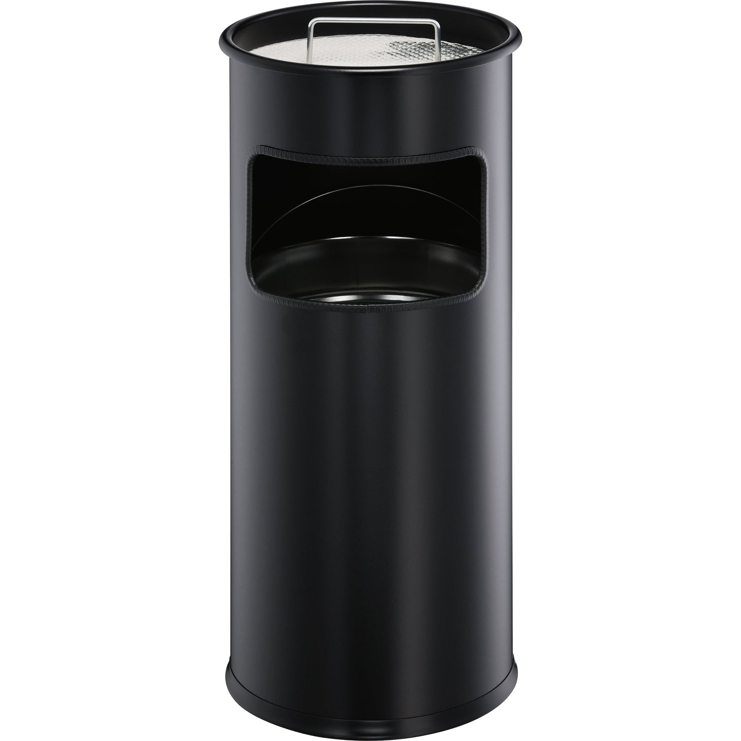 DURABLE Standascher 26 x 62 cm (Ø x H) inkl. 1,5 kg Sand zur Befüllung Stahl, PE Epoxidharzbeschichtung schwarz