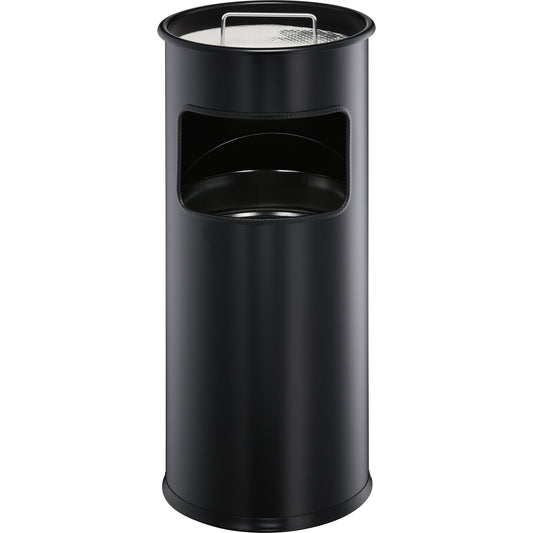 DURABLE Standascher 26 x 62 cm (Ø x H) inkl. 1,5 kg Sand zur Befüllung Stahl, PE Epoxidharzbeschichtung schwarz