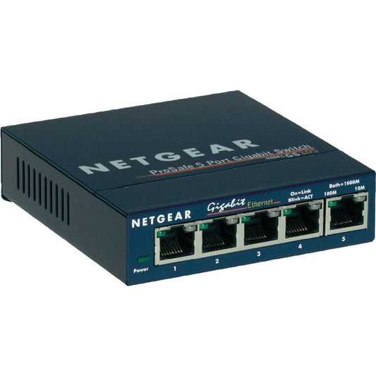 NETGEAR Netzwerk-Switch GS105 Windows®, Mac universell Netzbetrieb 5 RJ45-Ports