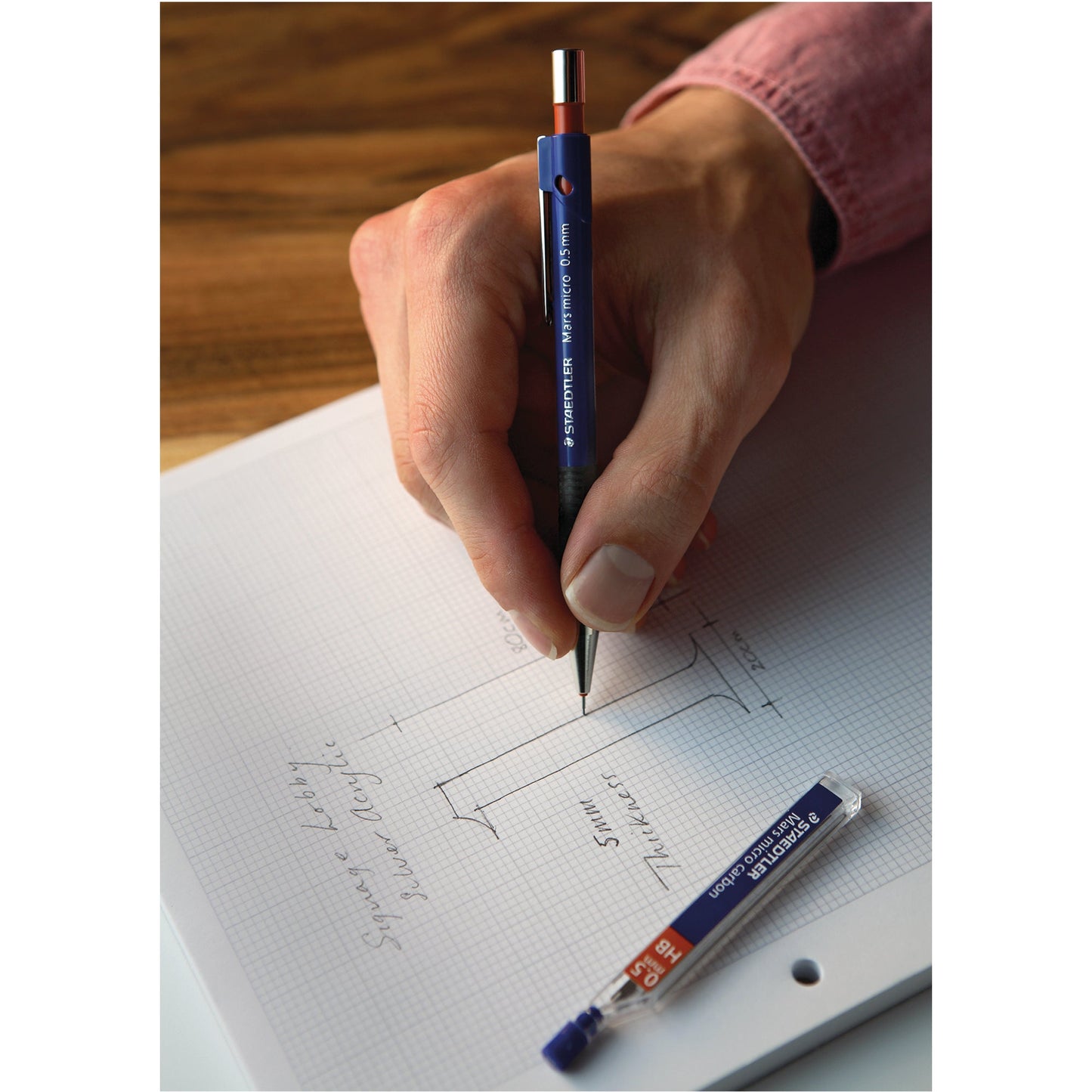 STAEDTLER® Druckbleistift Mars® micro 775 0,3mm B blau