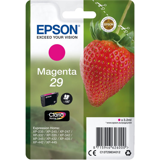 Epson Tintenpatrone Originalzubehör 29 ca. 180 Seiten magenta 3,2ml