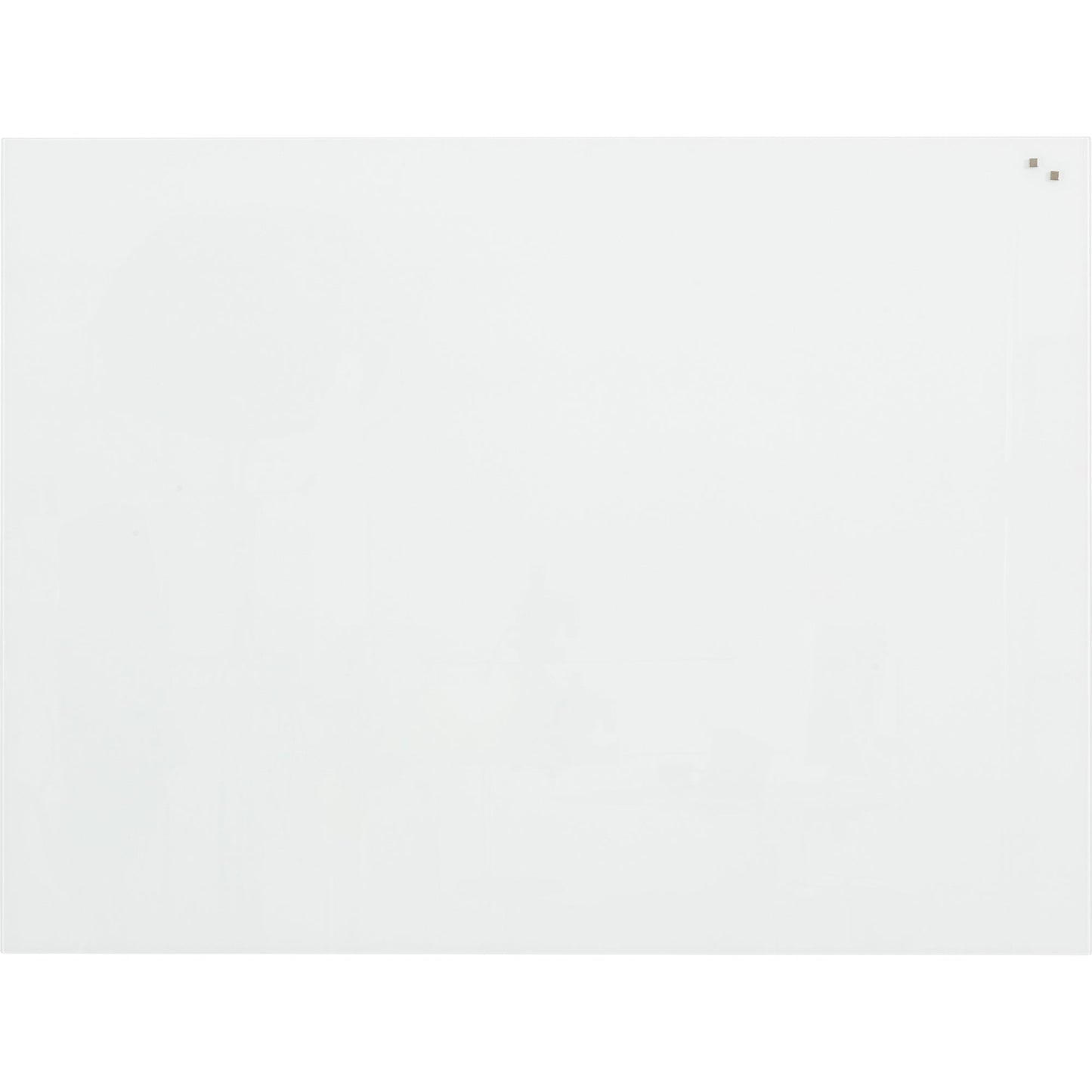 FRANKEN Glasboard 240 x 120 x 0,4 cm (B x H x T) Tafel magnethaftend inkl. 2 Neodymmagnete Tempered Glas reinweiß