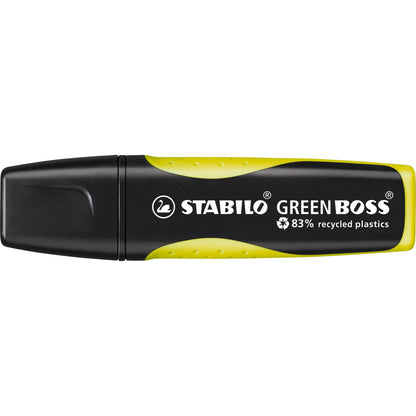 STABILO® Textmarker GREEN BOSS® 2-5mm gelb Keilspitze