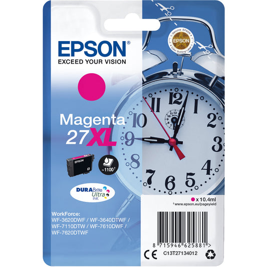Epson Tintenpatrone Originalzubehör 27XL ca. 1.100 Seiten magenta 10,4ml