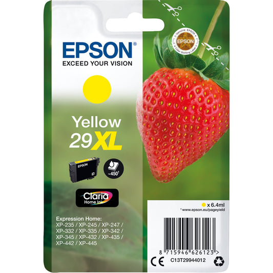 Epson Tintenpatrone Originalzubehör 29XL ca. 450 Seiten gelb 6,4ml