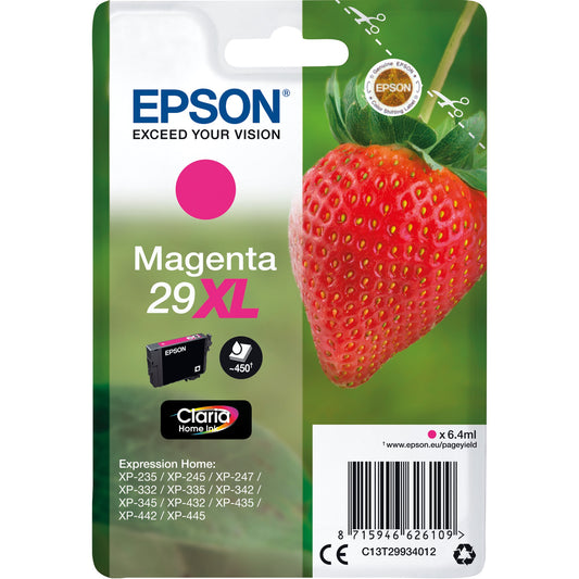 Epson Tintenpatrone Originalzubehör 29XL ca. 450 Seiten magenta 6,4ml