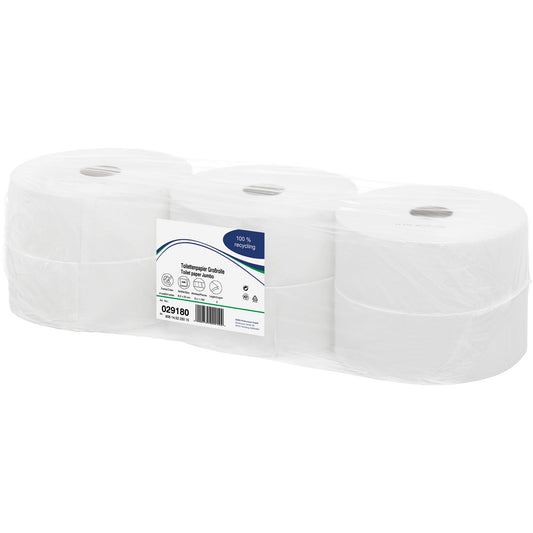 Satino by WEPA Toilettenpapier 2-lagig hochweiß 1.100 Bl. 6 Rl./Pack.