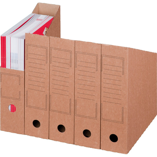 smartboxpro Archivbox 7,8 x 31,8 x 26,5 cm (B x H x T) DIN A4 mit Archivdruck Wellpappe braun 20 St./Pack.