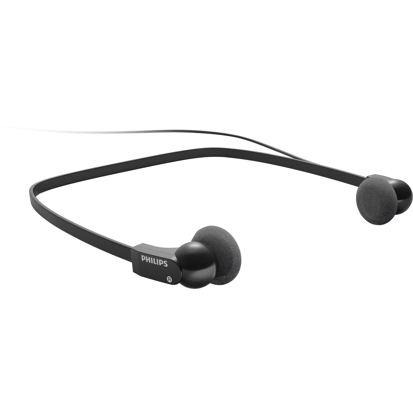 Philips Kopfhörer LFH0334 In-Ear Philips Diktiersysteme DPM6xxx, DPM8xxx, LFH7177, LFH7277, Transkriptionssysteme, Pocket Memo Serie LFH9375, 9380, 9500, 9600, Pocket Memo Meeting Recorder LFH0955 inkl. 2 austauschbaren Ohrpolstern schwarz
