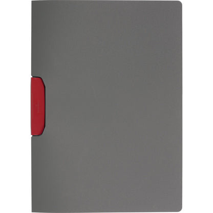 DURABLE Klemmmappe DURASWING® COLOR DIN A4 Polypropylen Farbe der Rückseite: anthrazit Farbe der Klemme: rot 5 St./Pack.