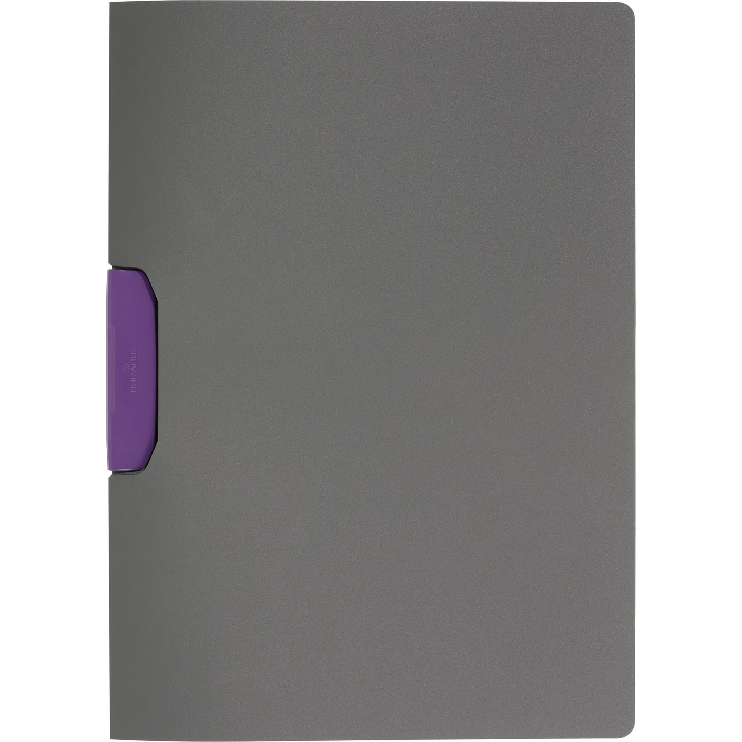 DURABLE Klemmmappe DURASWING® COLOR DIN A4 Polypropylen Farbe der Rückseite: anthrazit Farbe der Klemme: lila 5 St./Pack.