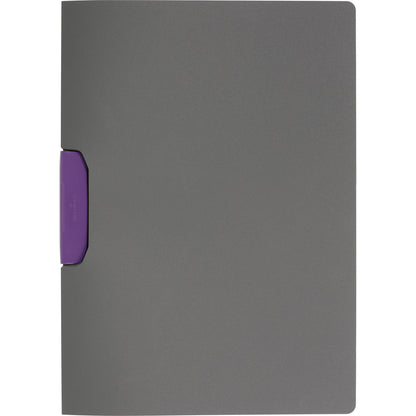 DURABLE Klemmmappe DURASWING® COLOR DIN A4 Polypropylen Farbe der Rückseite: anthrazit Farbe der Klemme: lila 5 St./Pack.