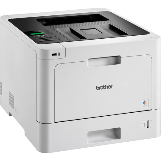Brother Laserdrucker HL-L8260CDW DIN A4 31 Seiten/Min. 41 x 31,3 x 48,6 cm (B x H x T) 4 Toner (BK für ca. 3.000 Seiten, C/M/Y für je ca. 1.800 Seiten nach ISO/IEC 19798), 1 Trommel, 1 Transfereinheit, 1 Resttonerbehälter