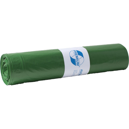 Müllbeutel PREMIUM 57,5 x 100 cm (B x H) 30µm 70l Polyethylen grün 25 St./Pack.