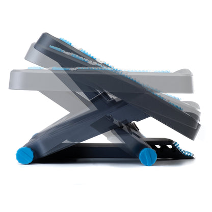 Fellowes® Fußstütze EnergizerT 45,4 x 13 x 33,6 cm (B x H x T) nicht beheizbar Kunststoff/Gummi blau/schwarz