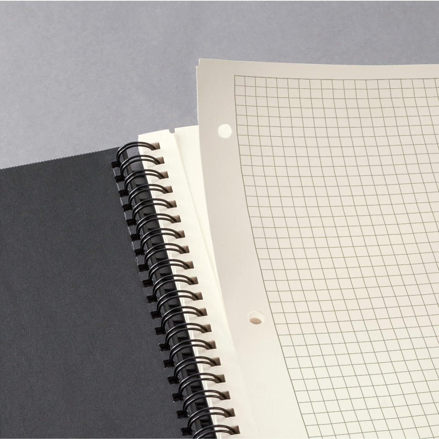 SIGEL Collegeblock Conceptum DIN A4 kariert 80g/m² Kunststoff schwarz 80 Bl.