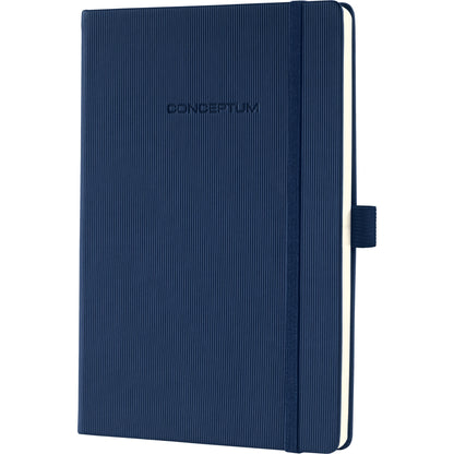 SIGEL Notizbuch Conceptum ca. DIN A5 kariert dunkelblau 97 Bl.