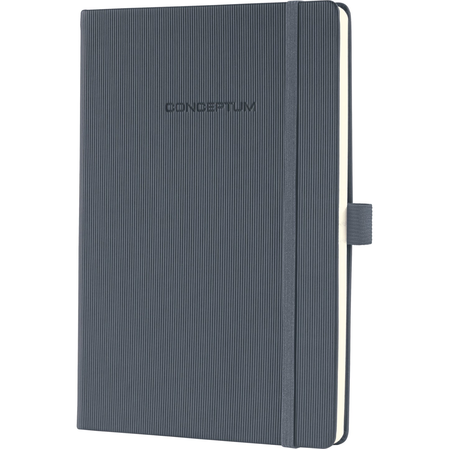 SIGEL Notizbuch Conceptum ca. DIN A5 kariert dunkelgrau 97 Bl.