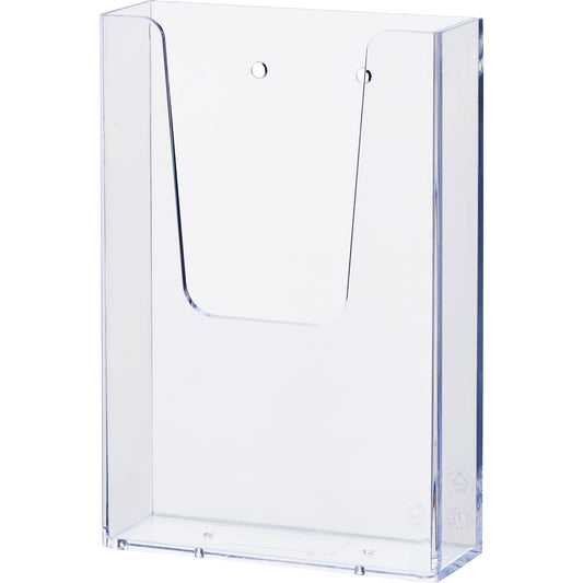 helit Prospekthalter the help wall 11,3 x 16,6 x 4,1 cm (B x H x T) 1/3 DIN A4 Polystyrol glasklar 1 Fach