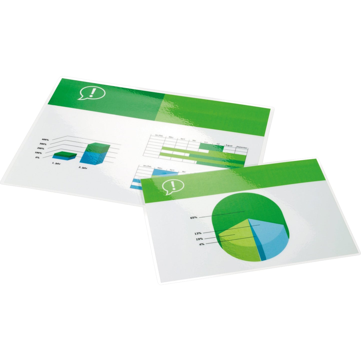 GBC® Laminierfolie DocumentT Pouch 216 x 303 mm (B x H) DIN A4 100µm glänzend 100 St./Pack.